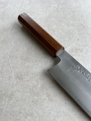 Gyuto K-tip 215 mm Shirogami #1 stainless clad - Amerikansk Valnød