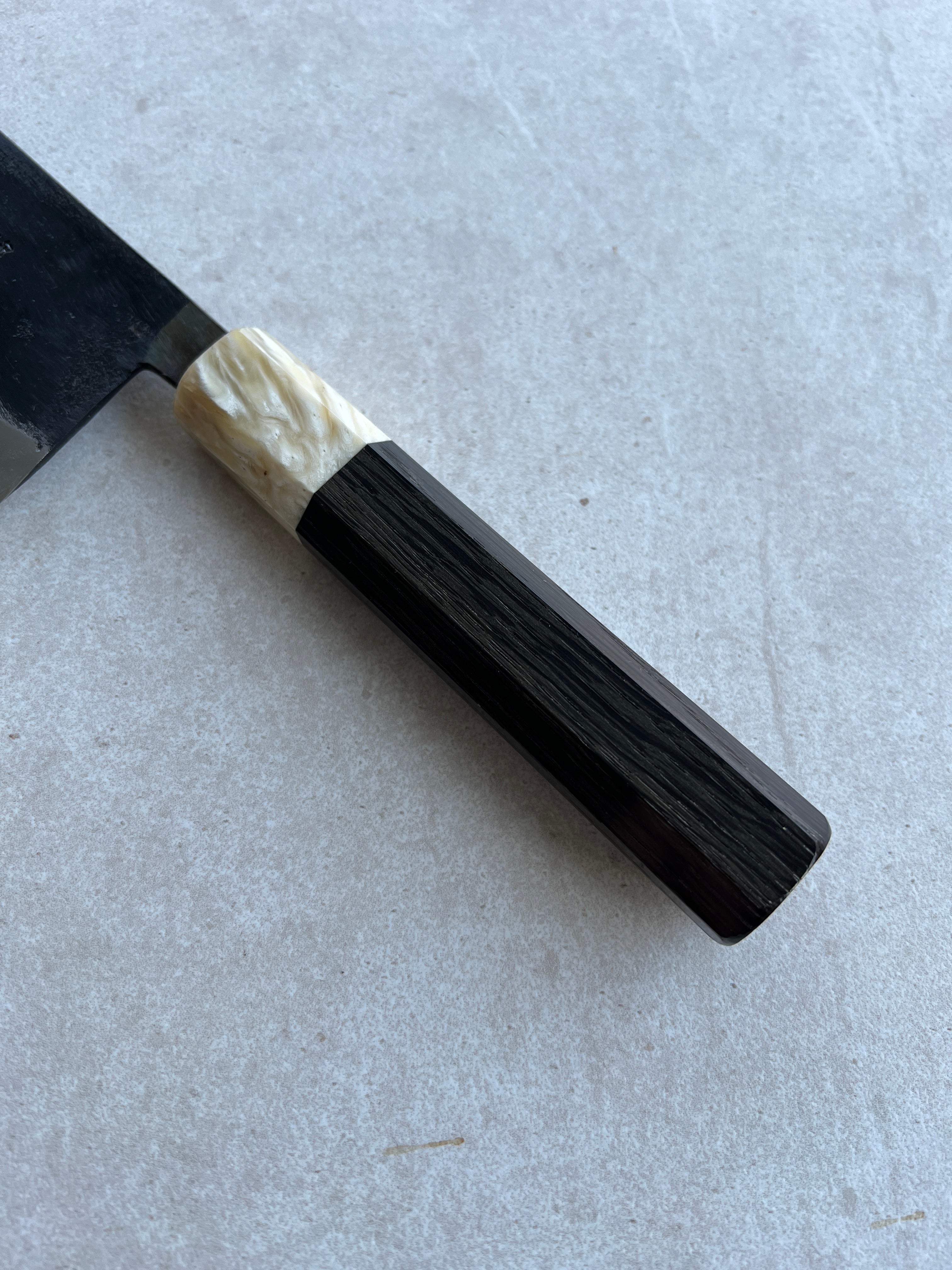 Gyuto 210 mm K-tip Aogami #2 kurouchi - Moseeg og Moskuspandebrask