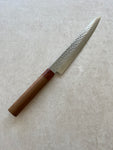 Sujibiki 240 mm VG10 tsuchime - Amerikansk Valnød, Curly Bubinga og messing