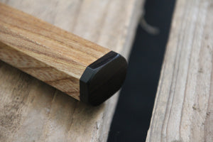 Gyuto 240 mm aus10 - African Blackwood, Sølv og Elm